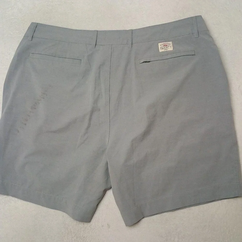 Faherty Shorts Mens 38 Gray 7